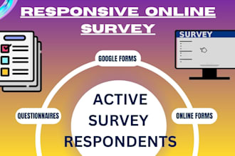 distribute your questionnaire and get real people to fill online survey