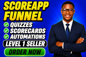 setup live scoreapp quiz funnel for score app and typeform quizzes