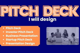 design an investor pitch deck startup presentation that wins investors