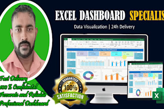 build interactive excel dashboards with kpis in 24 hours