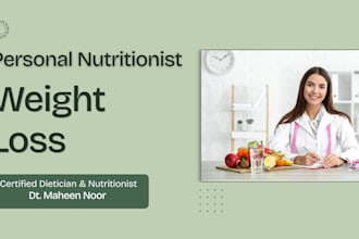 be your dietitian for personalized weight loss diet plan