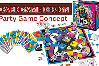 develop a board game mechanics or card game mechanics for party game concept