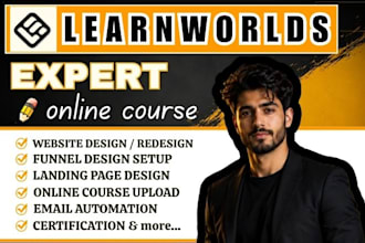 setup learnworlds online course learnworlds membership website design migration