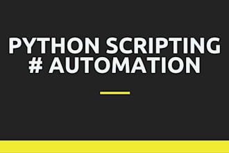 write python scripts to automate your tasks