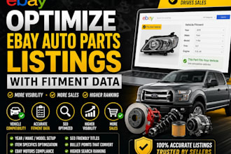 optimize your ebay auto parts listing with fitment data and SEO