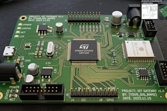 do pcb layout and circuit and schematic design esp32 pcb, gerber file with kicad