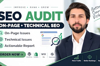 do website audit for on page and technical SEO