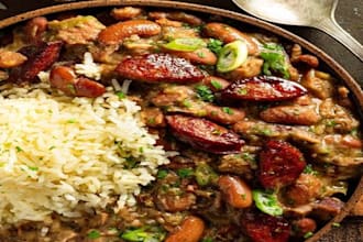 cook rice and beans