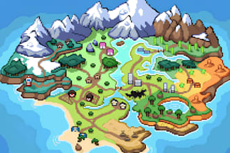 create custom  pokemon regions , world maps and overworld assets