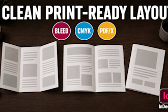 do restaurant menu design, brochure and catalog layout, print ready