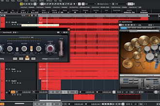 edit and mix your drum track