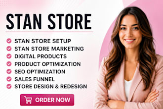 do stan store marketing stan store setup and sales funnel for digital products