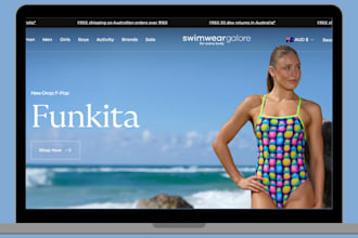 build stunning shopify store for swimwear, lingerie, sleepwear clothing store