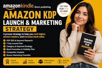 create an amazon KDP launch and book marketing strategy