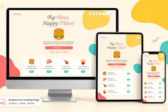 design a modern animated landing page with scroll animations and art
