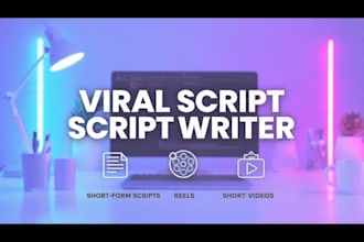 write viral short form video scripts for reels and shorts
