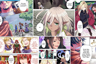 anime manga comic book illustration comic character webtoon comic manga artist