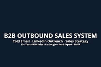 build your b2b outbound sales system with cold email and linkedin strategy