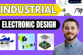 design industrial products and consumer electronics in solidworks or fusion 360