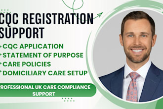 handle your cqc registration and compliance documentation in the UK