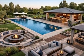transform your landscape, garden, backyard, patio, pool and outdoor living space