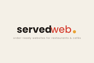 create an online ordering restaurant website for