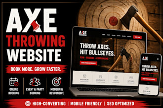 build axe throwing website sport venue, axe throwing venue, target sport website