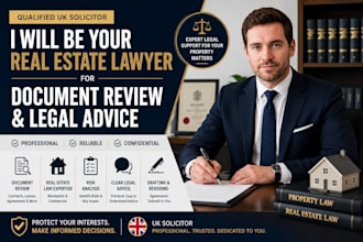 review your real estate documents and legal advise
