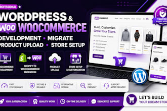 wordpress woocommerce development migrate shopify to woocommerce product upload