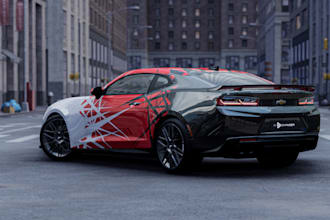 design a professional car wrap, van wrap, or vehicle branding, fivem car wrap