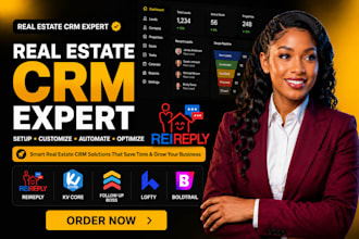 setup real estate CRM boldtrail rei reply kvcore lofty website follow up boss