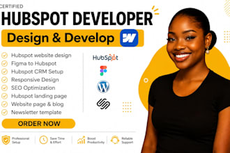 be your hubspot developer for CRM customization API integration automation