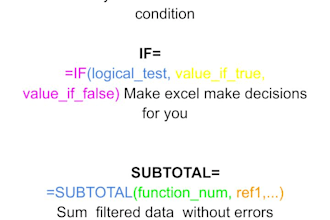 do excel virtual support sumif if subtotal, report