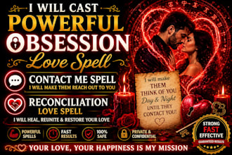 cast powerful obsession love spell, contact me spell, reconciliation love spell