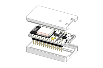 design 3d product enclosure for esp32, iot and rf electronic devices