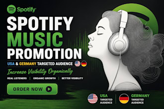 do USA german spotify music promotion to increase visibilities organically