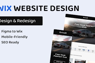 design a modern wix website