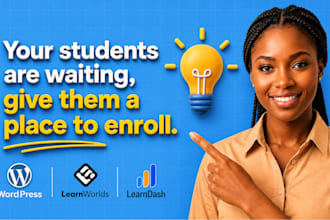 build leandash online course website learnworld tutor ims online course website