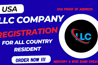 do US llc registration and ein for US and non US resident, USA bank creation