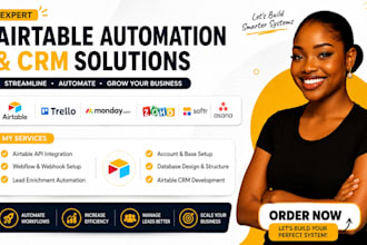 setup airtable automation,airtable database,airtable crm workflow,softr