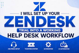 set up your zendesk trial into a working help desk workflow