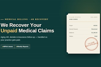 do medical accounts receivable and claims recovery