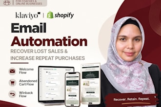 build klaviyo email automation flows for shopify