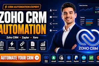 setup zoho crm aircall mailchimp calendly paypal xero pandadoc zapier automation