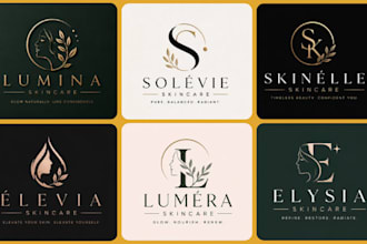 skin care logo beauty spa flyer costmetic salon flyer feminine business card