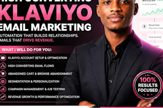 be your klaviyo specialist email marketing automations flows boost shopify sale