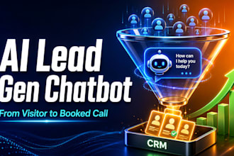 build an ai lead generation chatbot with langchain, rag bot, crm integration