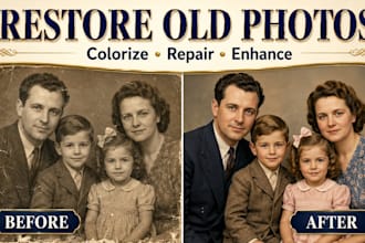 restore, colorize, and enhance your old photos