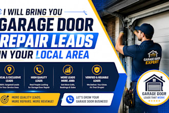 bring you garage door repair leads in your local area