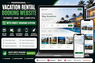 str vacation rental guest booking website airbnb, vrbo, lodgify, direct booking